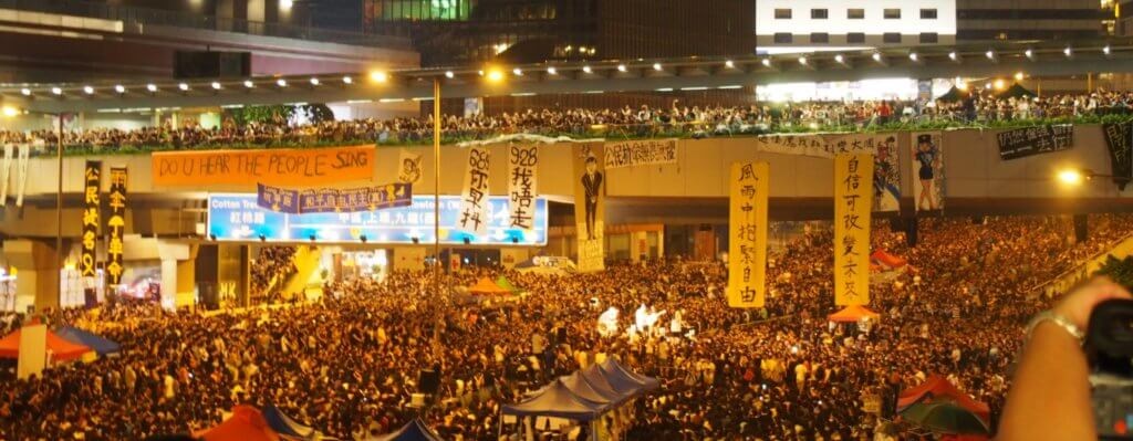 雨傘運動の香港